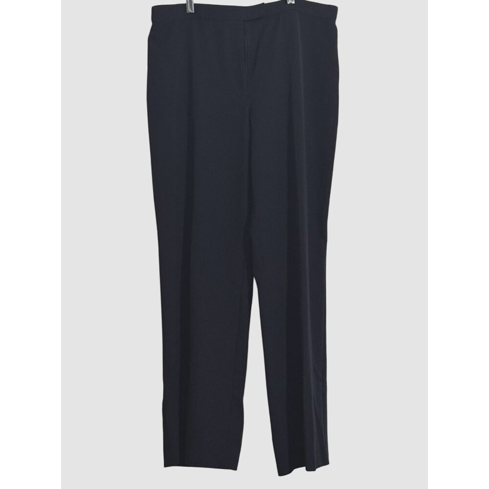 Wide-Leg Navy Harbor Stretch Womens Pants Size 14
